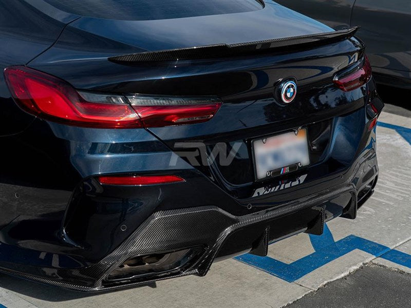 RW Carbon BMW G16 8-Series Full Carbon Fiber 3D Diffuser