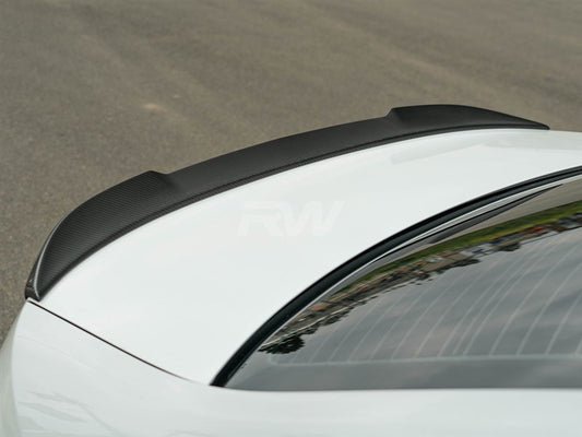 RW Carbon BMW G20 G80 CS Style Carbon Fiber Trunk Spoiler