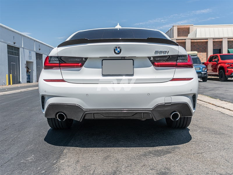 RW Carbon BMW G20 Performance Style Carbon Fiber Diffuser