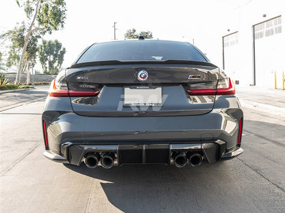 RW Carbon BMW G20 G80 M Style CF Trunk Spoiler