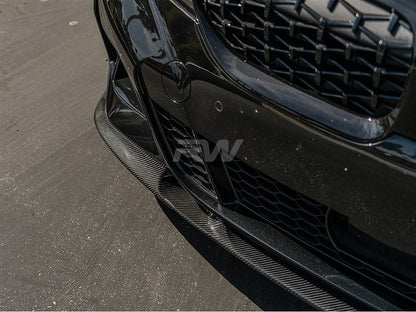 RW Carbon BMW G20 3D Style Carbon Fiber Front Lip Spoiler