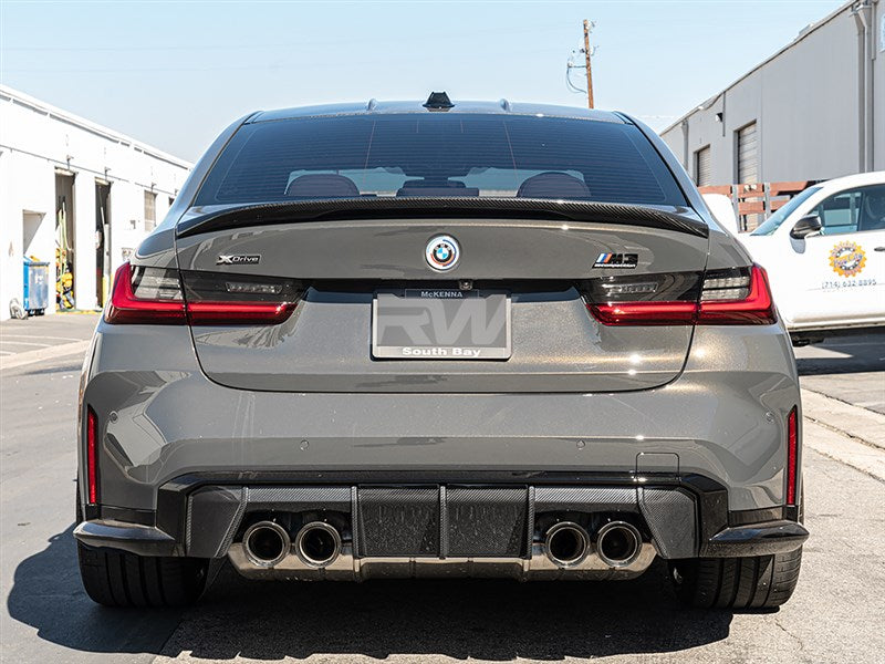 RW Carbon BMW G20 G80 Performance Style CF Trunk Spoiler