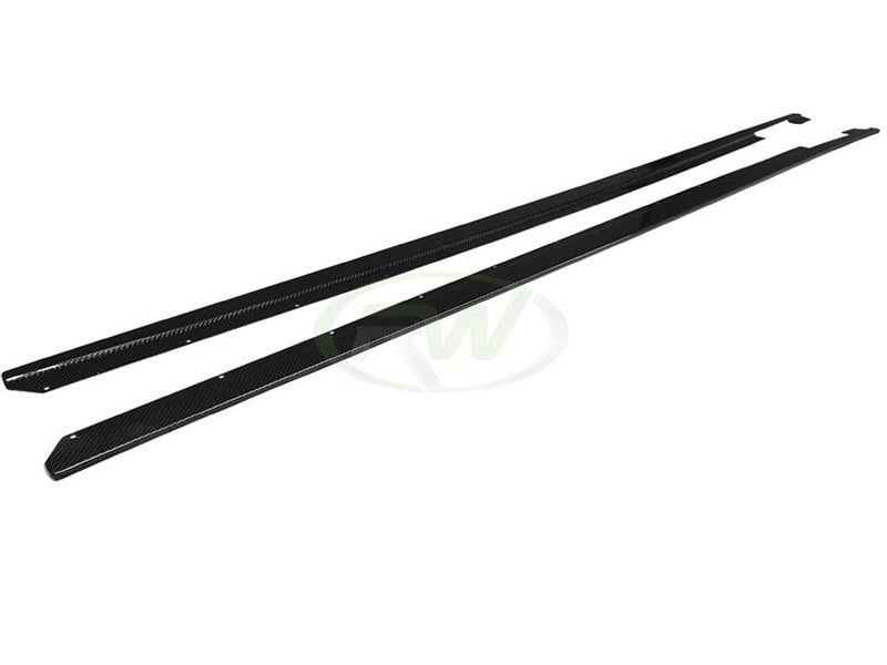 RW Carbon BMW G20 3 Series CF Side Skirt Extensions