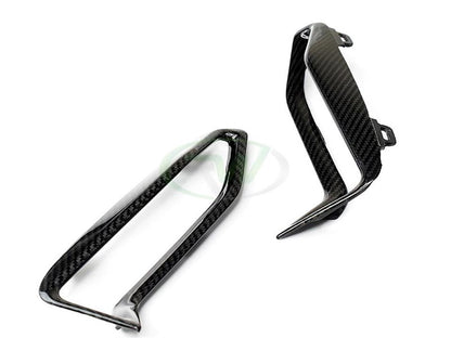 RW Carbon BMW G20 M340i M-Sport Carbon Fiber Front Bumper Grille Trims