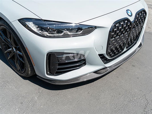 RW Carbon BMW G22 G23 4-Series 3D Style Carbon Fiber Front Lip