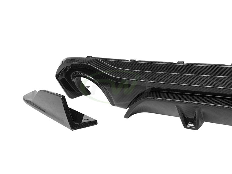 RW Carbon BMW G26 Gran Coupe 4-Series Full Carbon Fiber Diffuser