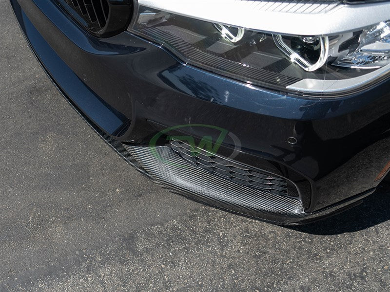 RW Carbon BMW G30 Performance Style CF Front Lip Spoiler