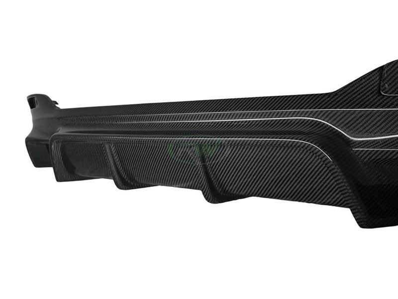 RW Carbon BMW G30 EC Style Carbon Fiber Rear Diffuser