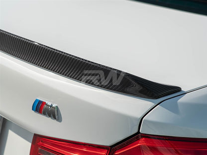 RW Carbon BMW G30 F90 3D Style Carbon Fiber Trunk Spoiler