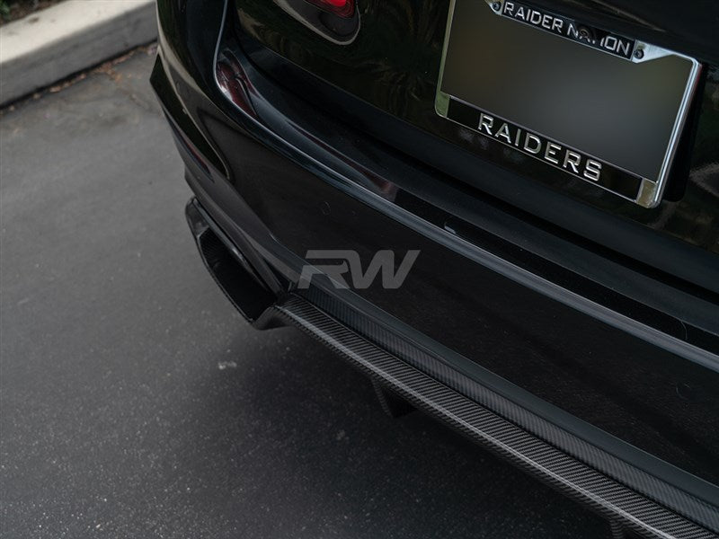 RW Carbon BMW G30 3D Style Carbon Fiber Rear Diffuser