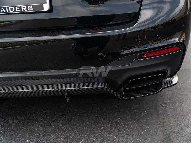 RW Carbon BMW G30 3D Style Carbon Fiber Rear Diffuser