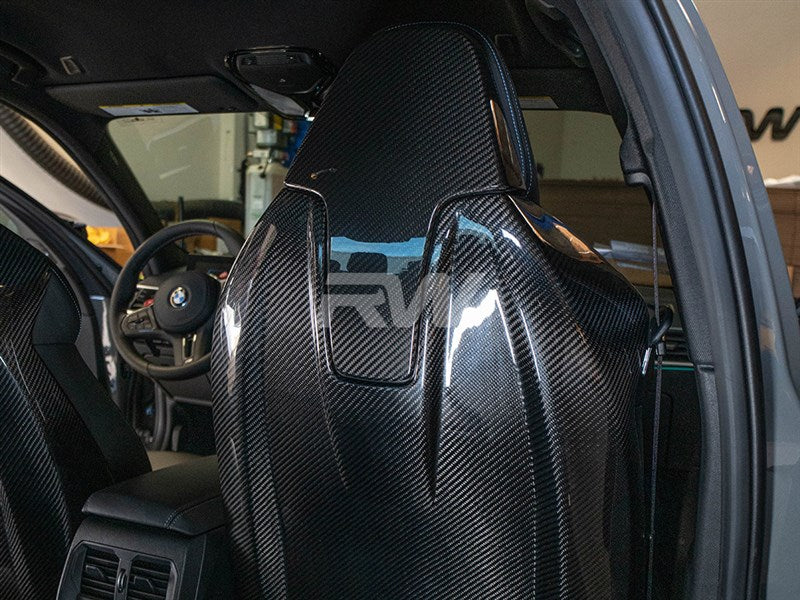 RW Carbon BMW G80 M3 Carbon Fiber Seat Backs