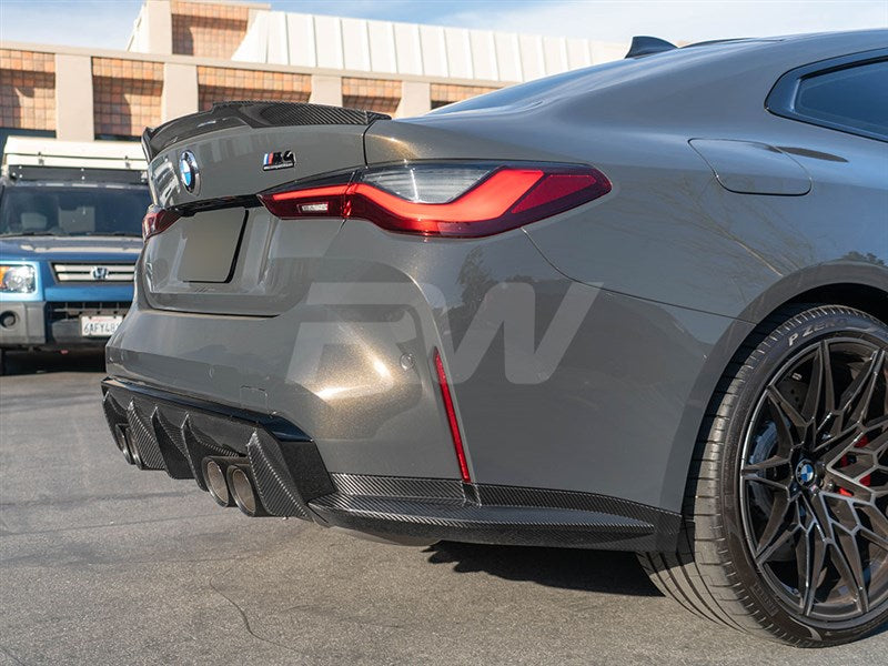 RW Carbon BMW G82/G83 M4 OEM Style Carbon Fiber Diffuser