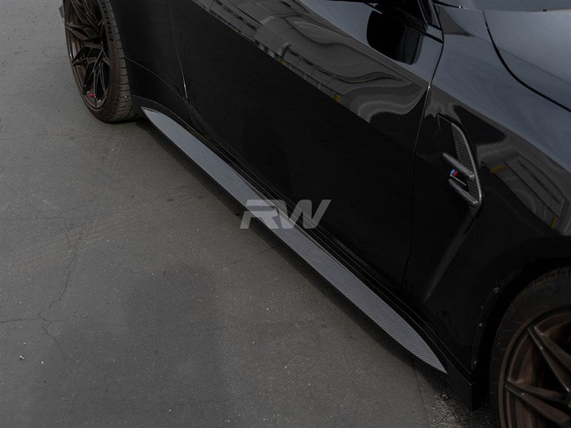 RW Carbon BMW G82/G83 M4 OEM Style Carbon Fiber Side Skirts