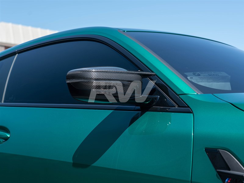 RW Carbon BMW G8X M3/M4/i4 Carbon Fiber Mirror Cap Replacements