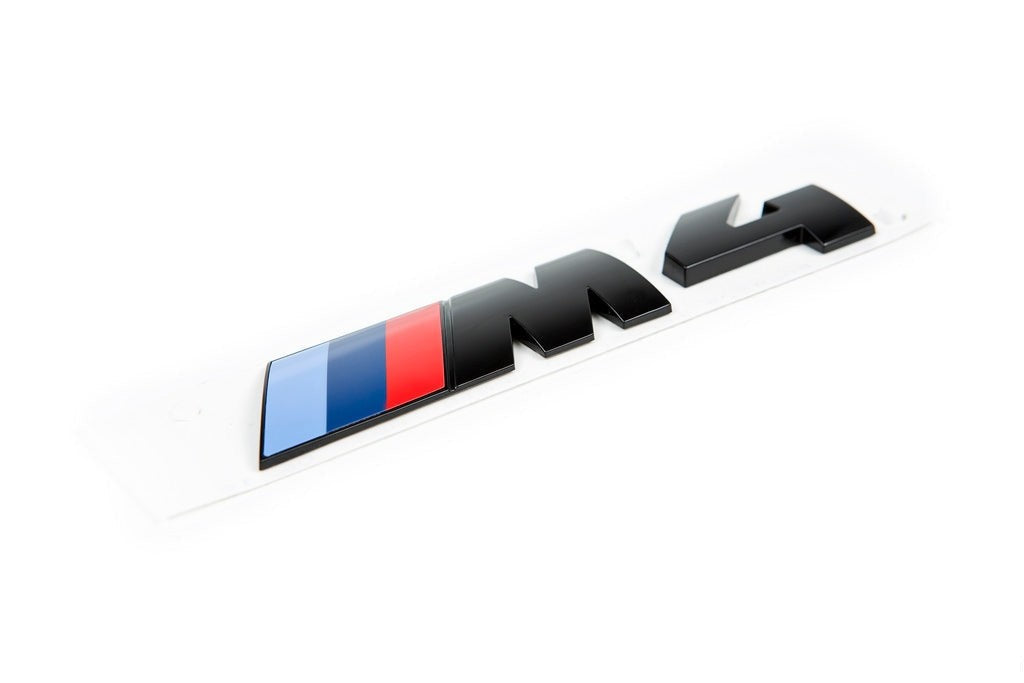 BMW F82 M4 Trunk Emblem - Gloss Black