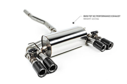 BMW M Performance F87 M2 Performance Exhaust + Bluetooth Valve Control