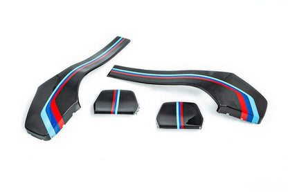 IND F80 M3 / F82 M4 Painted Dry Carbon Seat Back Cover Set